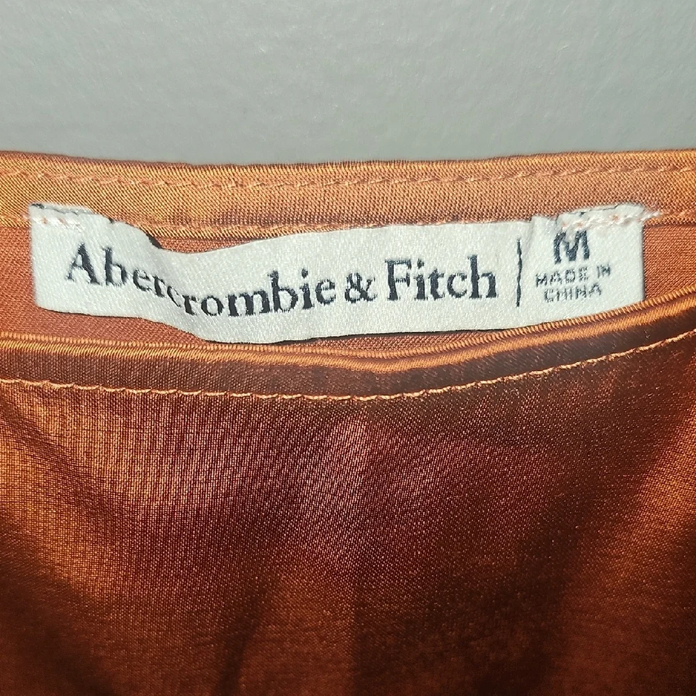 Abercrombie & Fitch Rust Midi Dress